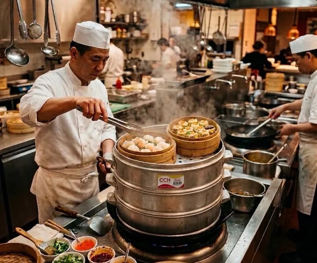Dim Sum Production Scale — CCH Chinese Steamer Pot | Multi-Tier Commercial Dim Sum Steamer by Yitec