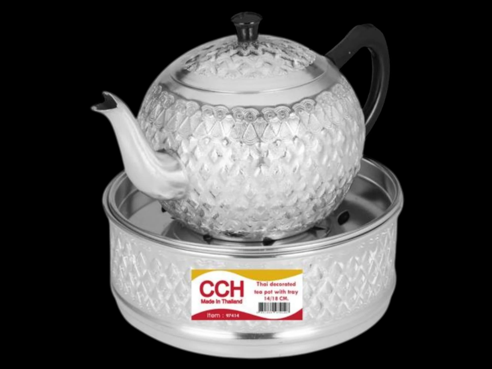 CCH Thai Decorated Tea Pot with Tray